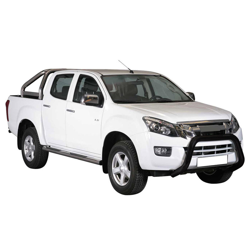 Protezione anteriore per Isuzu D-Max 2012-2019 ø76mm acciaio nero