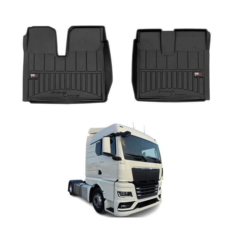 Tappetini MAN TGX 2020-2025 TPE Nero 2 pezzi