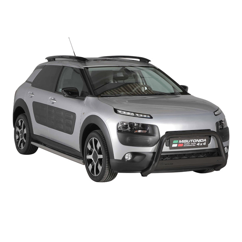 Barra di protezione anteriore per Citroen C4 Cactus 2014-2020 ø63mm acciaio nero