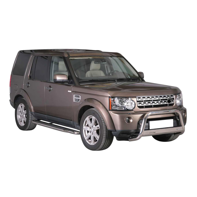 Barra di protezione anteriore per Land Rover Discovery 4 2009-2016 ø63 grigio acciaio