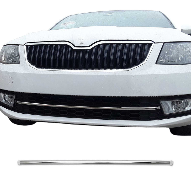 2013-2019 Skoda Octavia 3 Grillleiste Kühlergrill Frontgrill Edelstahl Chrom
