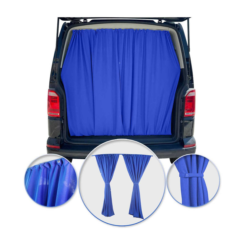 Tendine parasole per portellone posteriore per Iveco Daily H3 Blu 2 pezzi