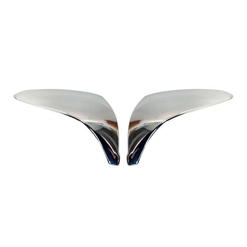 Spiegelkappen Spiegelabdeckung für Hyundai ix35 2010-2015 Edelstahl Silber 2tlg
