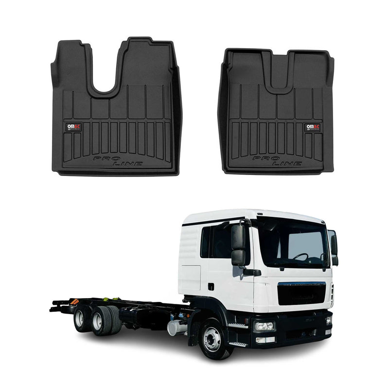 Tappetini MAN TGL 2008-2019 TPE Nero 2 pezzi