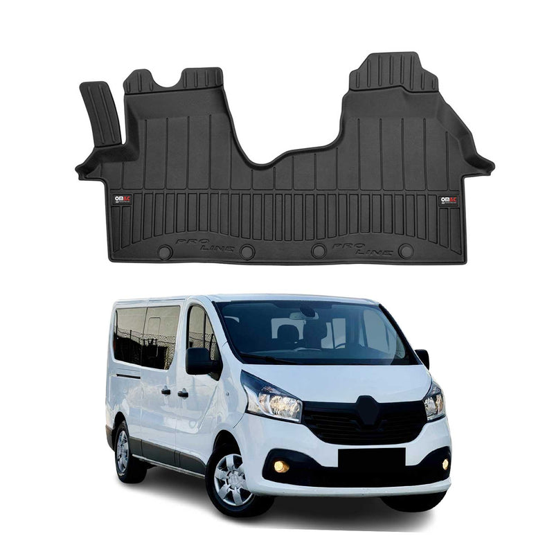 2014-2025 Renault Trafic Fußmatten TPE Schwarz 1 tlg