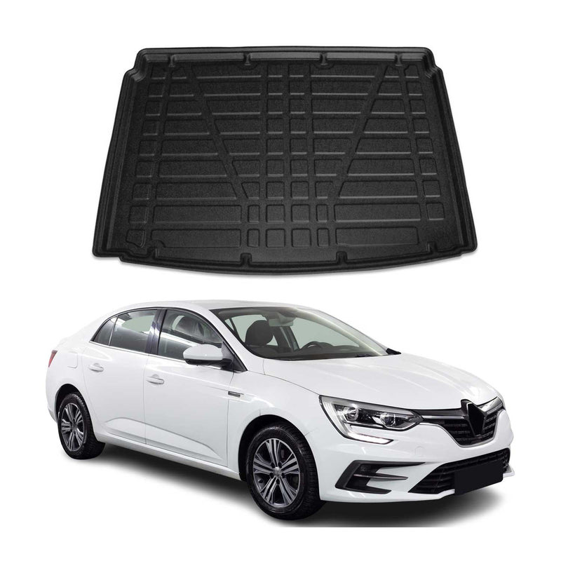 Vasca baule per Renault Megane 2016-2025 Gomma TPE Nero