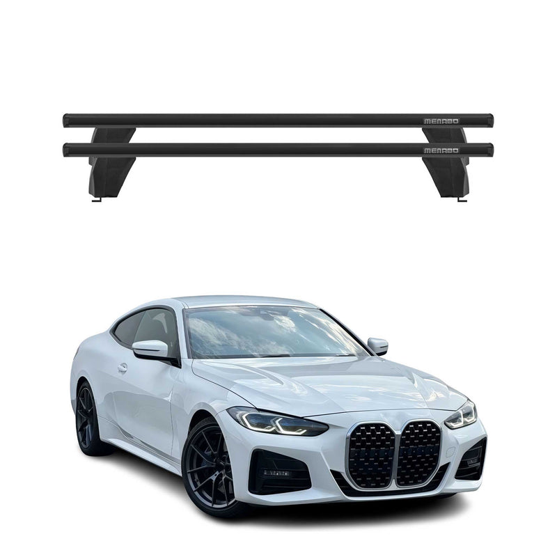 Menabo Dachträger Grundtäger für BMW 4er G22 G82 Coupe 2020-2025 75kg Schwarz 2x