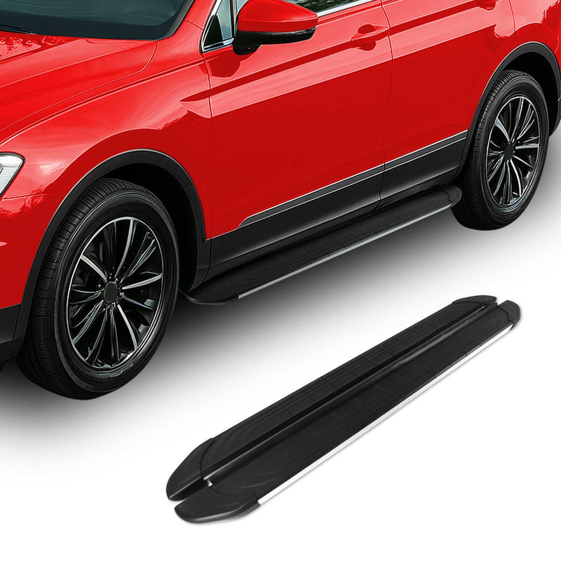 Pedane laterali per Kia Sorento 2015-2020 alluminio nero argento