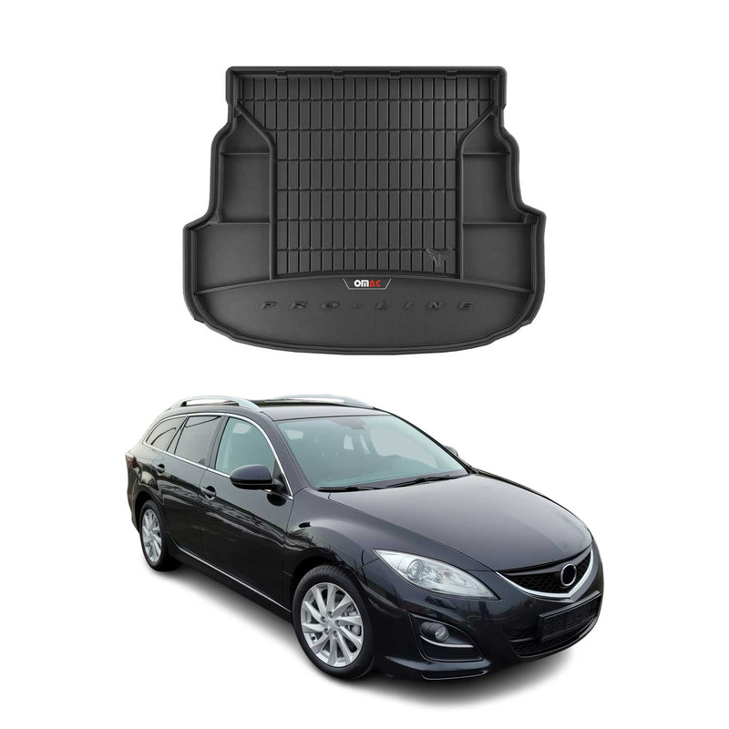 Vassoio portabagagli in gomma OMAC per Mazda 6 GH Wagon 2007-2012, vassoio portabagagli in TPE
