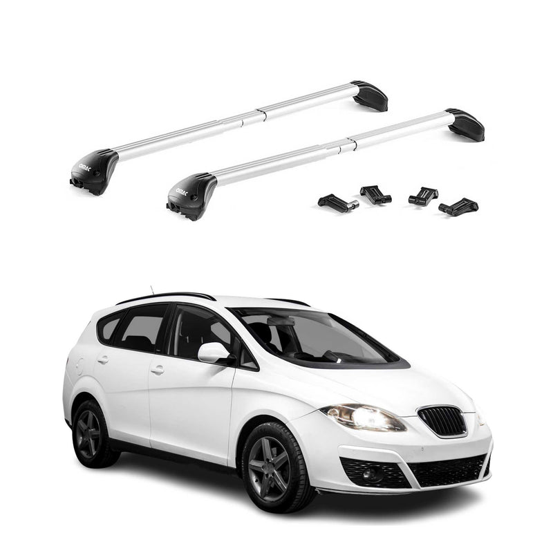 Portapacchi da tetto per Seat Altea Freetrack/XL 5P 2007-2015 Alu 2x ABE