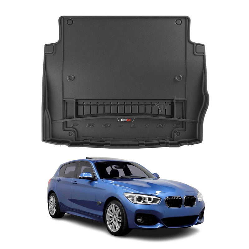 Vasca portabagagli in gomma OMAC per BMW Serie 1 F20 5 porte 2011-2019, vasca portabagagli in TPE