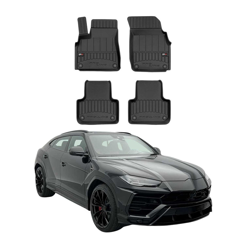 Tappetini Lamborghini Urus 2018-2025 in TPE Nero 4 pezzi