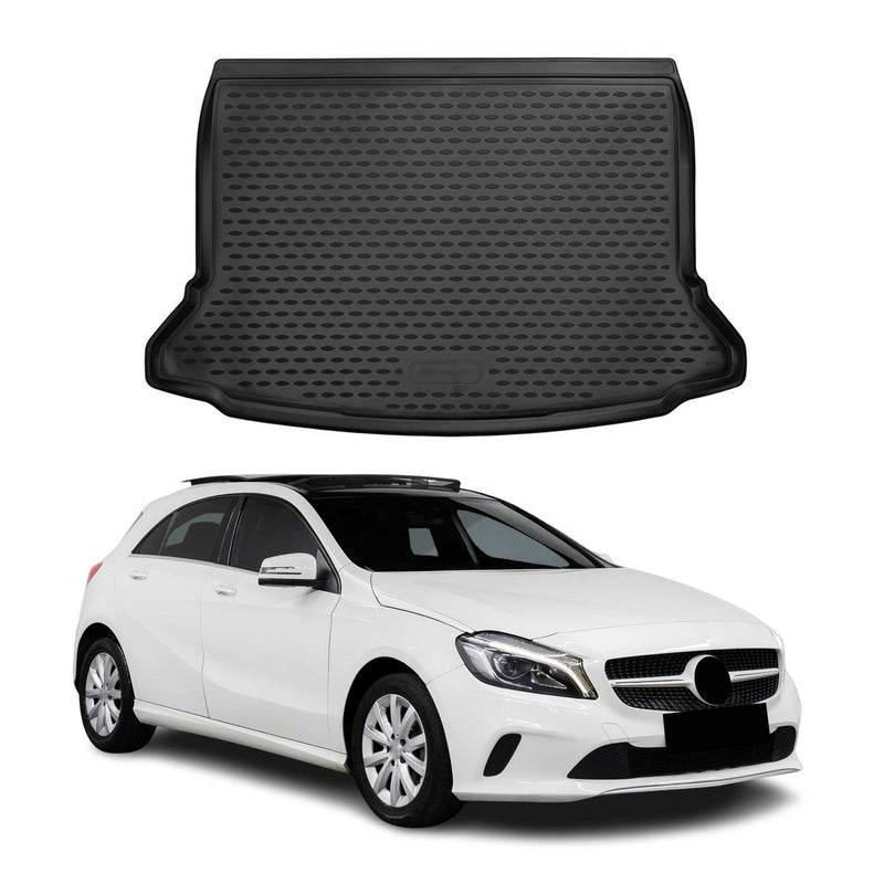 Tappetino per bagagliaio per Mercedes Classe A W176 2012-2018 Nero