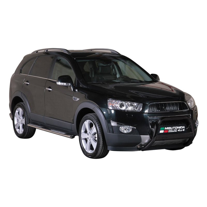 Barra di protezione anteriore per Chevrolet Captiva 2011-2016 ø63mm acciaio nero