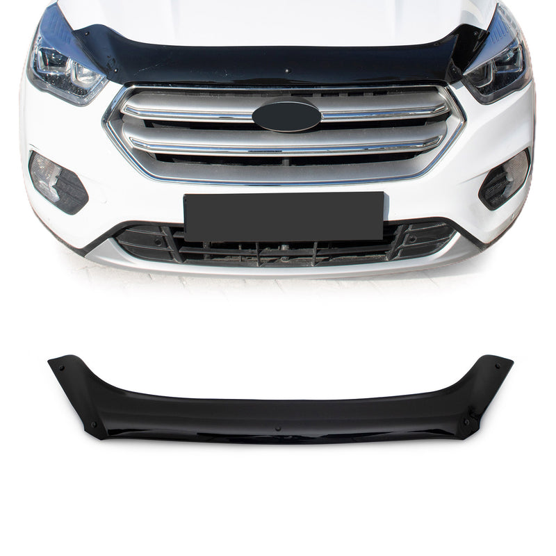 Motorhaube Deflektor Insekten Steinschlagschutz für Ford Kuga 2017-2020 Dunkel