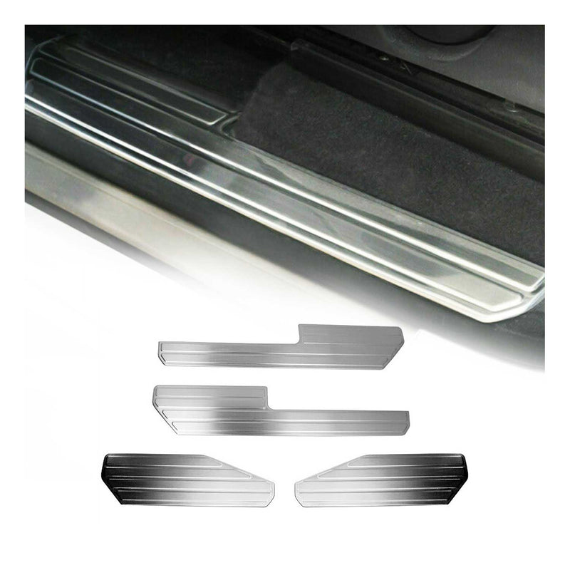 Soglie delle portiere per VW Amarok 2010-2025 Wolf Special in acciaio inox