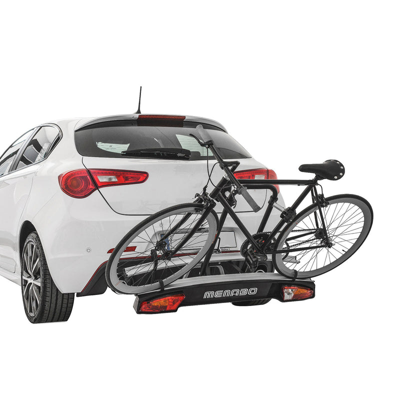 portabici gancio traino bici elettrica 2 bici