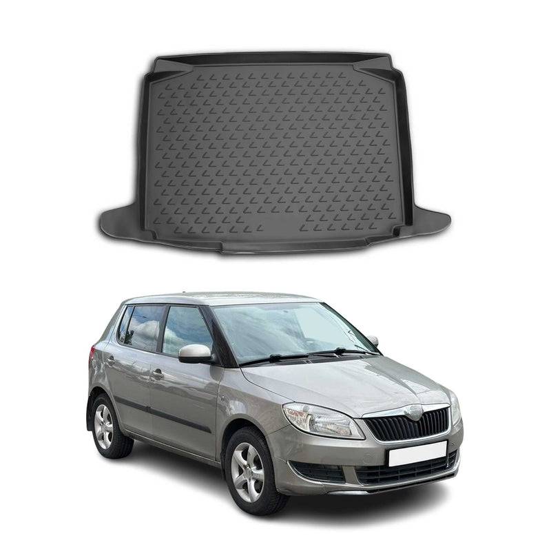 Tappetino per bagagliaio in gomma TPE per Skoda Fabia Hatchback 2007-2014