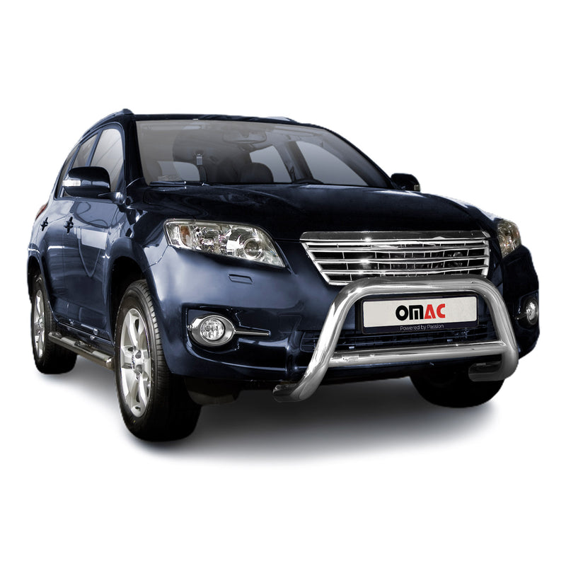 Barra di protezione anteriore per Toyota RAV4 2010-2013 in acciaio ABE argento