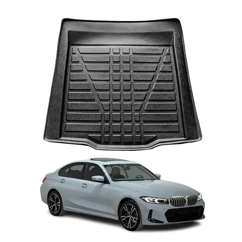 Kofferraumwanne Laderaumwanne für BMW 3er G20 2019-2025 Gummi TPE Schwarz
