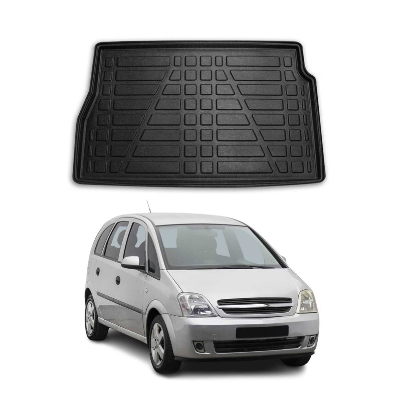 Vasca per bagagliaio per Opel Meriva 2002-2010 Gomma TPE Nero