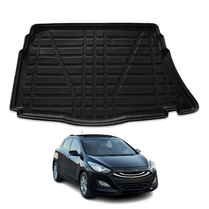 Vasca baule per Hyundai i30 station wagon 2012-2025 in gomma TPE nera