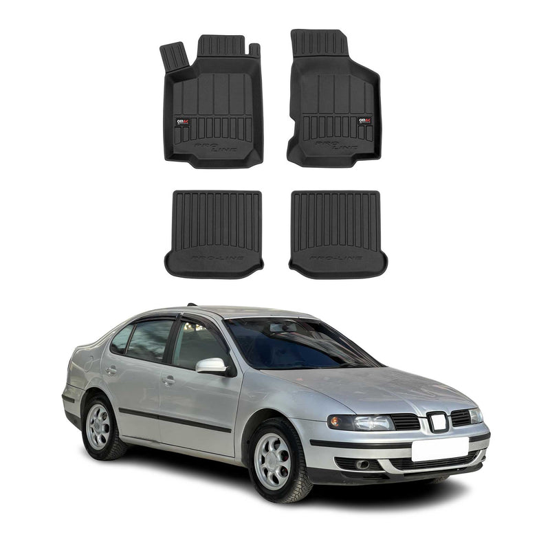 Tappetini Seat Toledo 1999-2004 TPE Nero 4 pezzi