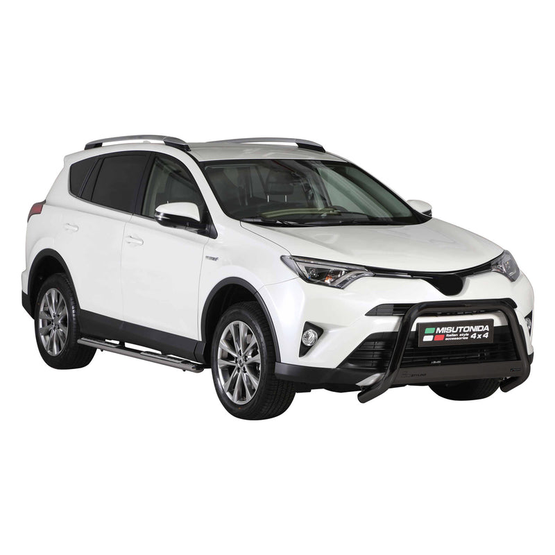 Barra di protezione anteriore per Toyota RAV4 Hybrid One 2016-2018 ø63 Nero
