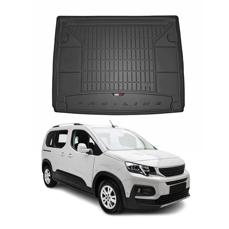 Vasca portabagagli in gomma OMAC per Peugeot Rifter 2018-2024 Vasca portabagagli in TPE
