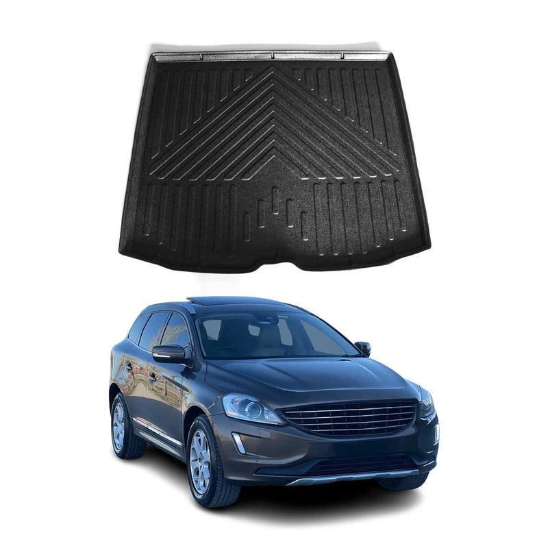 Rivestimento per vano di carico del bagagliaio per Volvo XC60 2009-2021 in gomma TPE nera