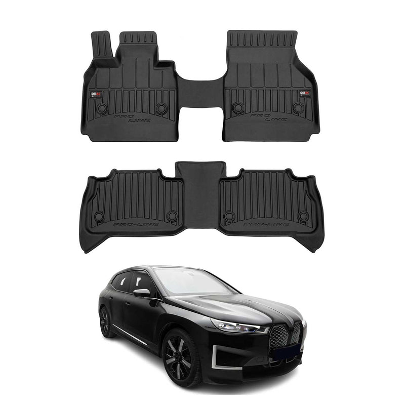Tappetini BMW IX I20 2021-2025 in TPE Nero 2 pezzi