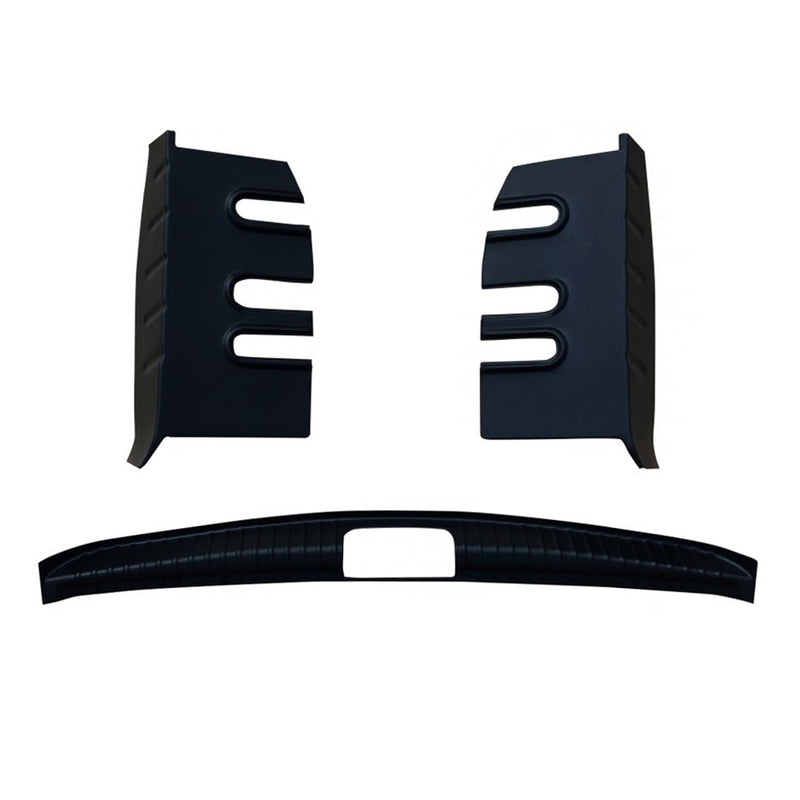 Protezione angolare per vassoio portaoggetti per Dacia Duster 2010-2018 ABS Nero 3 pezzi