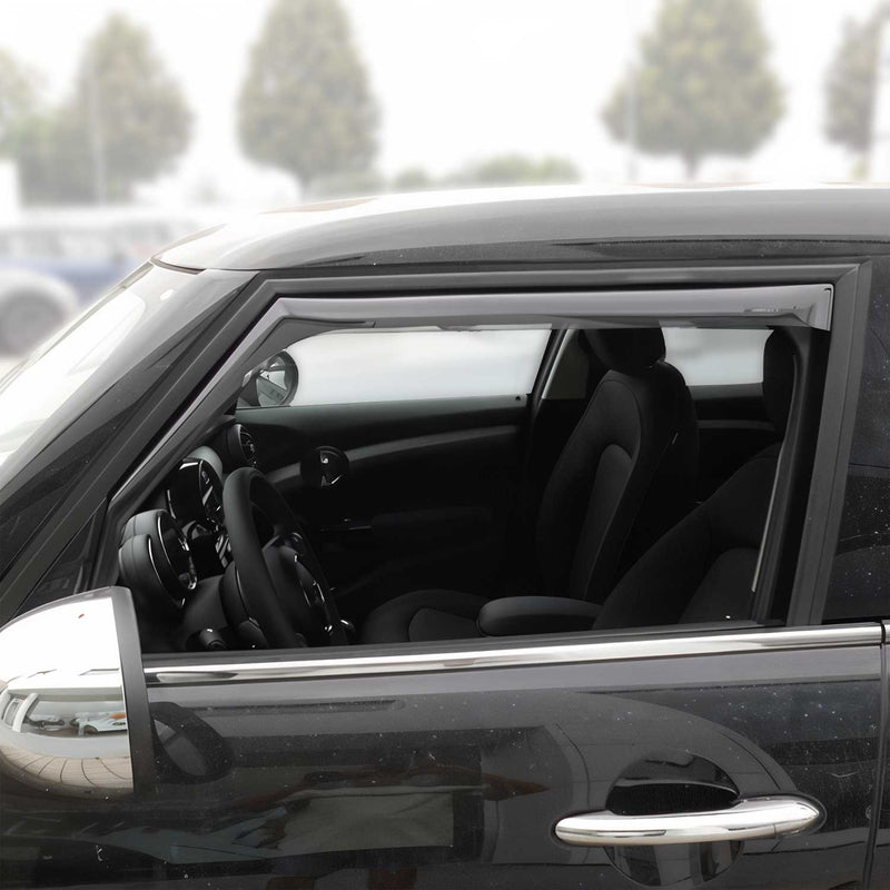 Deflettore antivento e antipioggia per Mini Cooper F55 F56 2014-2025 5 porte scuro 2x