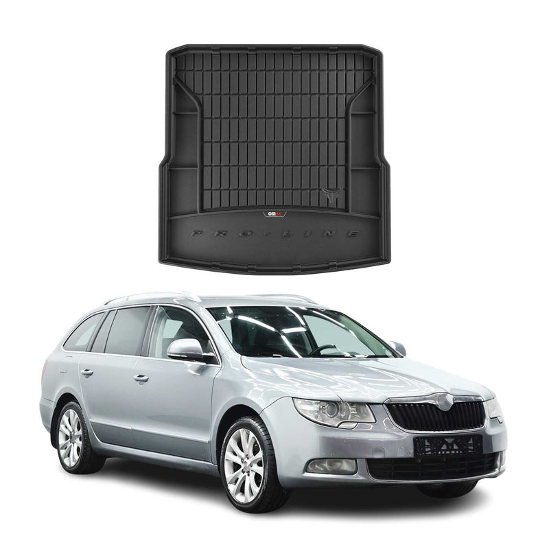 Vasca portabagagli in gomma OMAC per Skoda Superb Station Wagon 2008-2015
