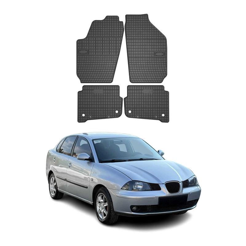 Tappetini Seat Cordoba 2002-2009 TPE Nero 4 pezzi