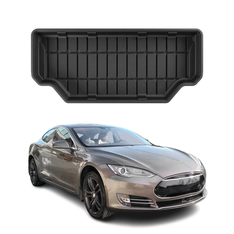 Vassoio portabagagli in gomma OMAC per Tesla Model S AWD 2012-2025, vassoio portabagagli in TPE