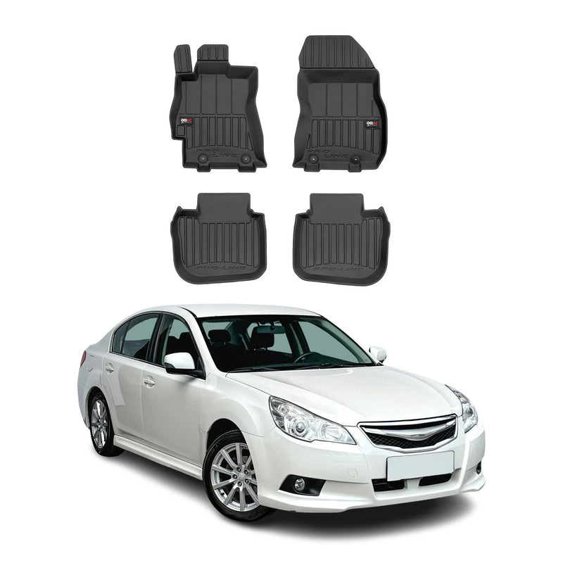 2009-2016 Subaru Legacy SD SW Fußmatten TPE Schwarz 4 tlg