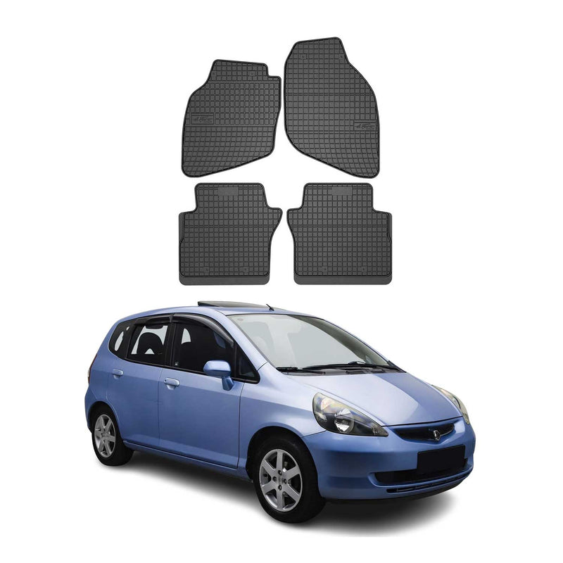 2001-2008 Honda Jazz Fußmatten Gummi Schwarz 4 tlg