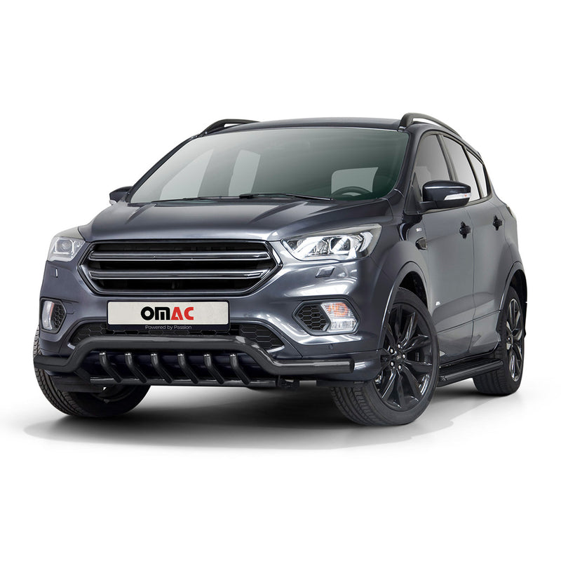 Barra di protezione anteriore per Ford Kuga 2017-2025 con ABE acciaio nero
