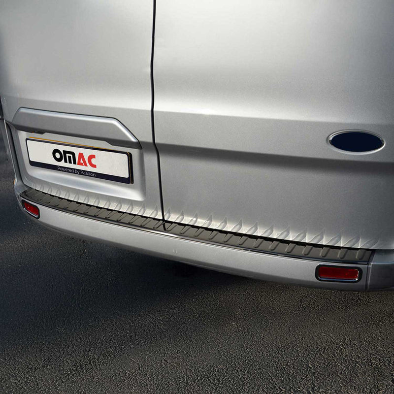Paraurti di protezione della soglia di carico per Ford Transit Tourneo Custom 2013-22 Cromato Scuro