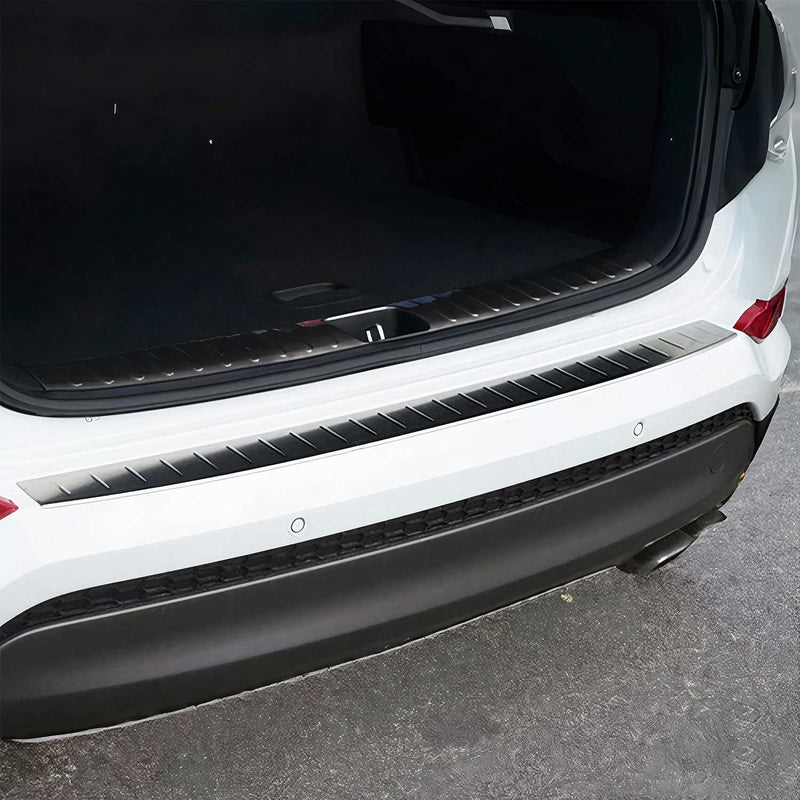Protezione soglia di carico per Hyundai Tucson 2015-2018 in acciaio inox cromato spazzolato