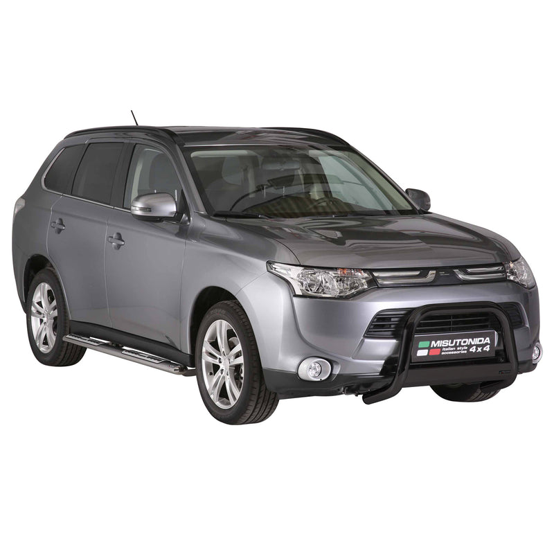 Protezione anteriore per Mitsubishi Outlander 2013-2015 ø63 acciaio nero
