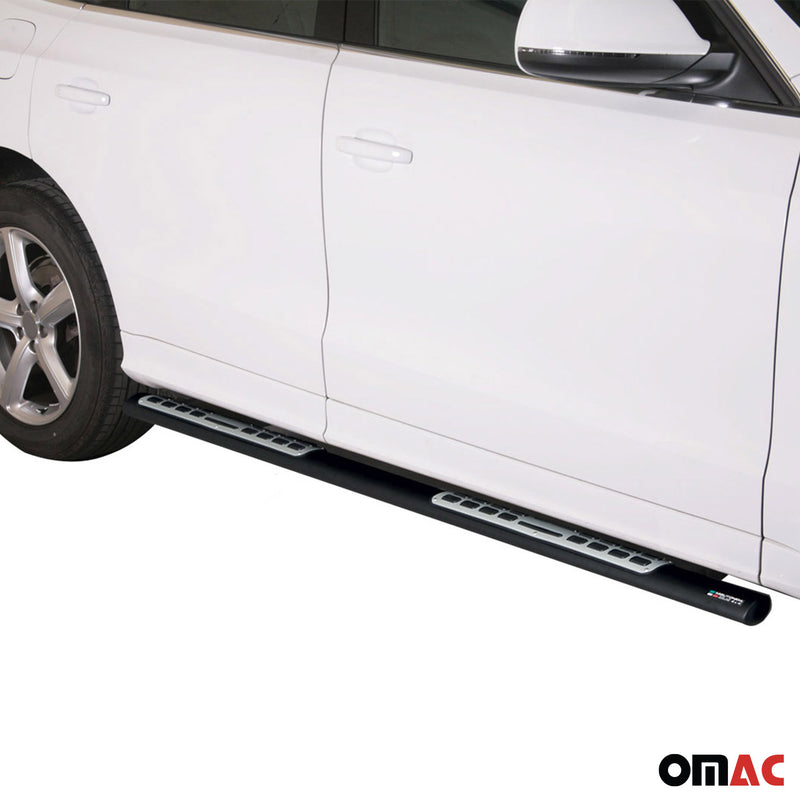 Minigonne laterali in acciaio per Audi Q5 8R 2008-2017 Nero