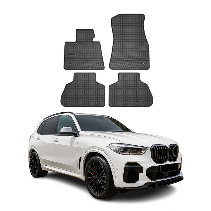 Tappetini in gomma neri per BMW X5 G05 2018-2025, 4 pezzi