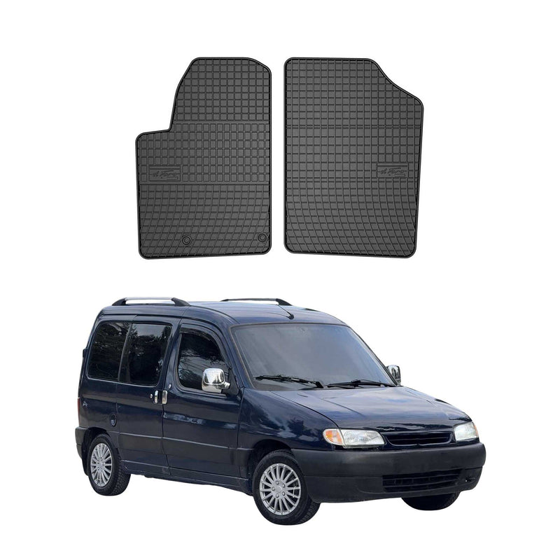 1996-2011 Citroen Berlingo Fußmatten TPE Schwarz 2 tlg