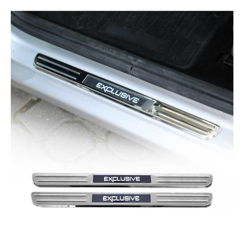 2x Einstiegsleisten Türschweller Exclusive für BMW 5er F10 2010-2017 Chrom Licht
