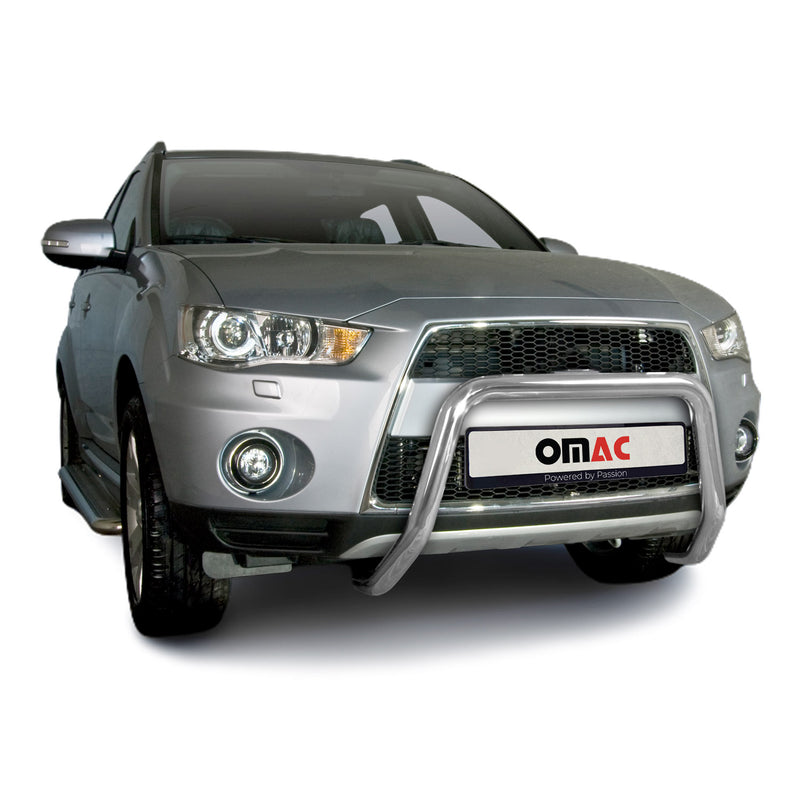 Protezione anteriore per Mitsubishi Outlander 2010-2012 con ABE Silver