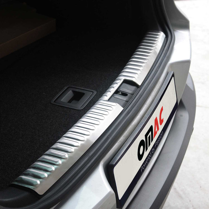 Protezione paraurti per soglia di carico per VW Tiguan 2007-2016 in acciaio inox spazzolato