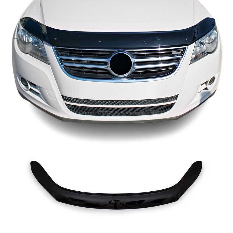 Deflettore cofano protezione insetti e pietre per VW Tiguan 2007-2015 scuro