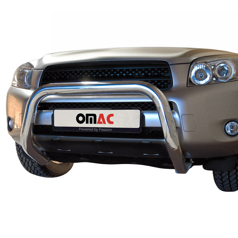 Barra di protezione anteriore in acciaio per Toyota RAV4 2006-2010 con ABE Silver